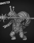 Snailfolk Spearmen - 3d Printed Miniature Sculpted by Goon Master Games