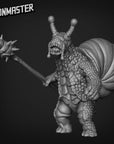 Snailfolk Spearmen - 3d Printed Miniature Sculpted by Goon Master Games