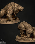 Incarnate of Ursus Mordus - Grizzleclaw Ursorath - 3d Printed Miniature Sculpted by Battle Yak Miniatures