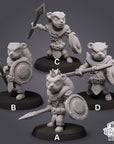 Weasel Infantry - 3d Printed Miniature by DiceHeads