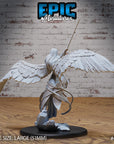 Planetar Female Angel - 3d Printed Miniature Sculpted by Epic Miniatures