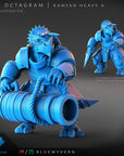 Kamian Heavies - The Octagram, Kamians - 3d Printed Miniature by Dragon Trappers Lodge