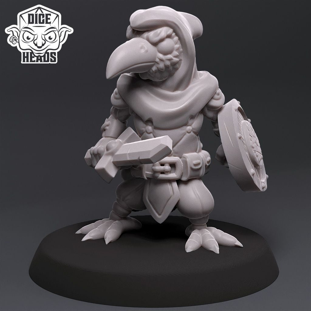 Bird Infantry - 3d Printed Miniature by DiceHeads