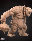 Cave Troll - Bullet Rings - 3d Printed Miniature by Bite the Bullet