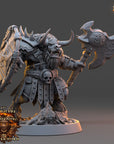 Garruk Bloodmaw - Ironmane Minotaurs of Emberhold - 3d Printed Miniature sculpted by Daybreak Miniatures