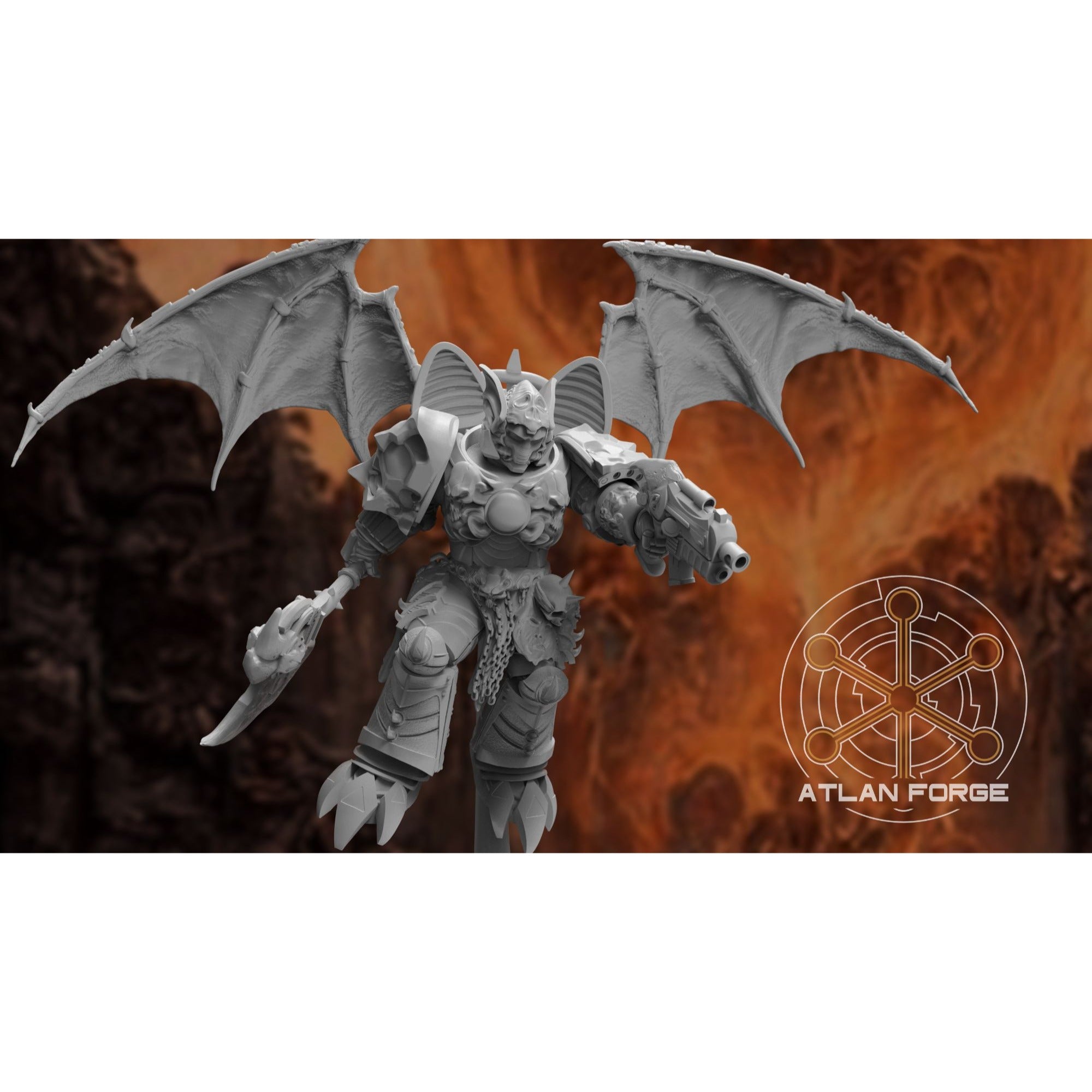 Nekramoroi Spiridus (Devil&#39;s Messengers) - 5 Model Modular Unit 3d Printed Miniature