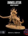 Immolator, Fiends of Incandriox - 3d Printed Miniature by Dragon Trappers Lodge