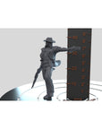 Cyber Cowboy - Frederick "Vulcan" Silvers - 3d Printed Miniature by Cyberstash