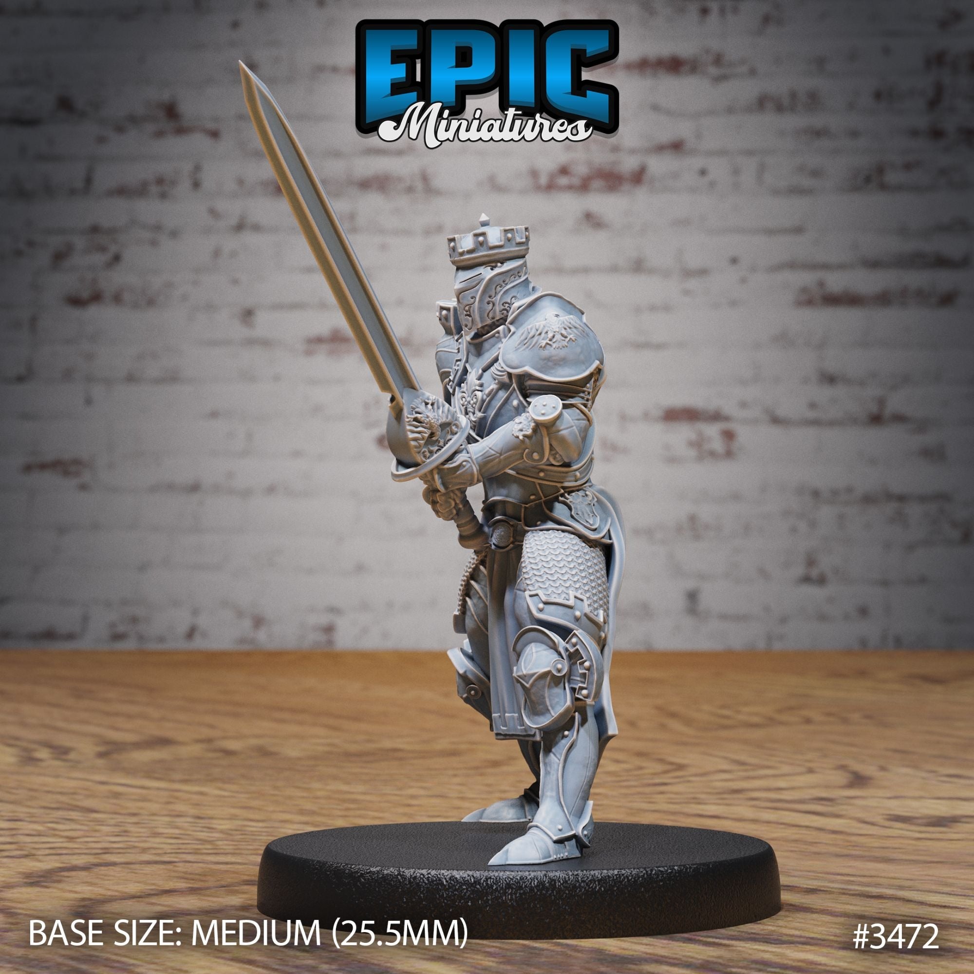 Tower Knight - 3d Printed by Epic Miniatures