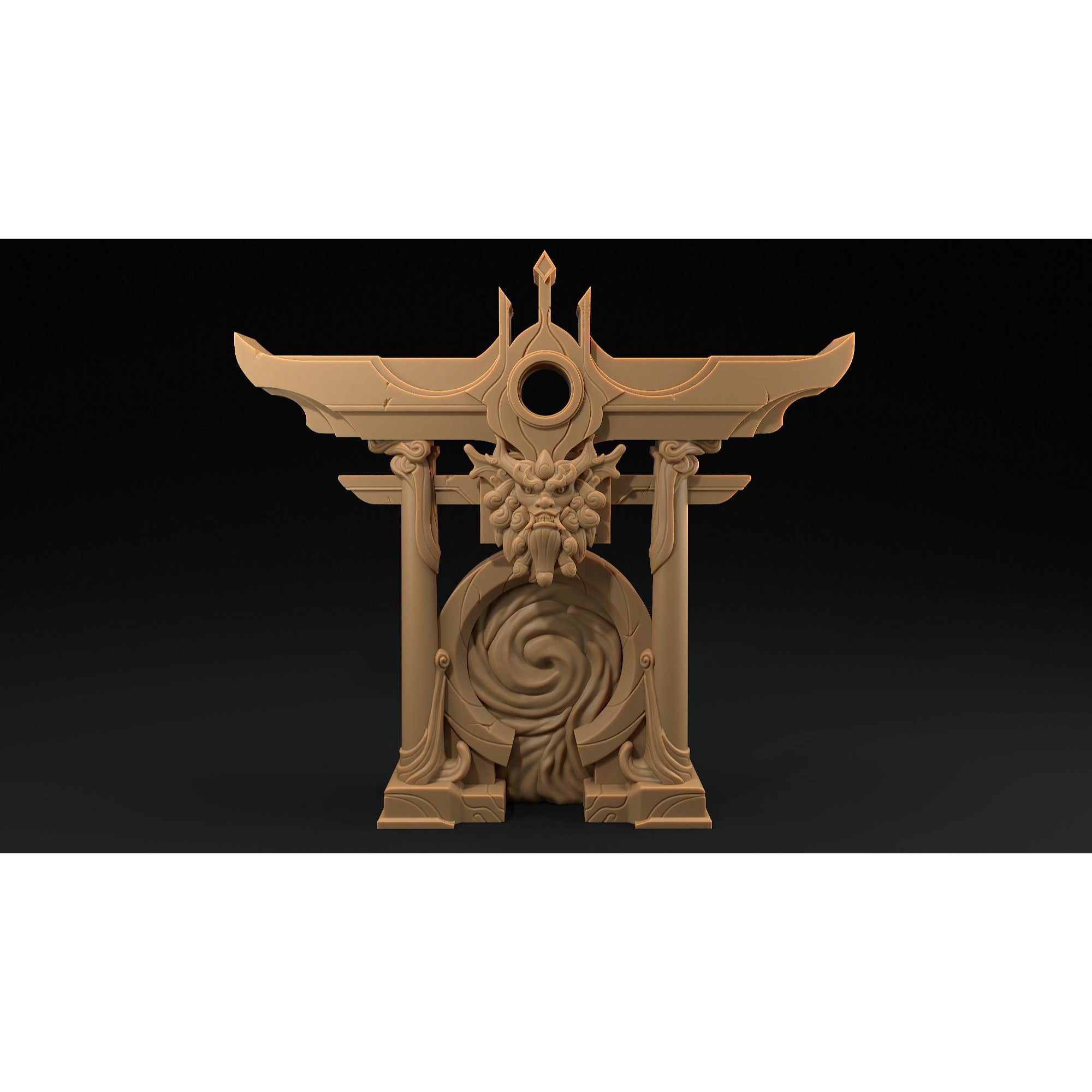 Tori Gate- Chosen of the Kami - 3d Printed Miniature by Dragon Trappers Lodge