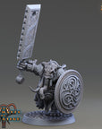 Hanno Flatslap - Oliphaunts of Red Ridge - 3d Printed Miniature sculpted by Daybreak Miniatures