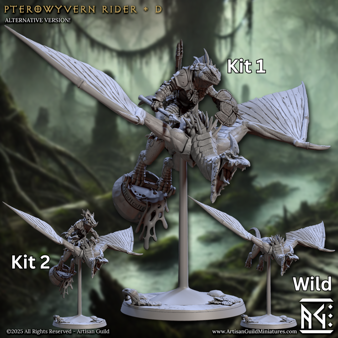 a group of warhammers flying through a forest