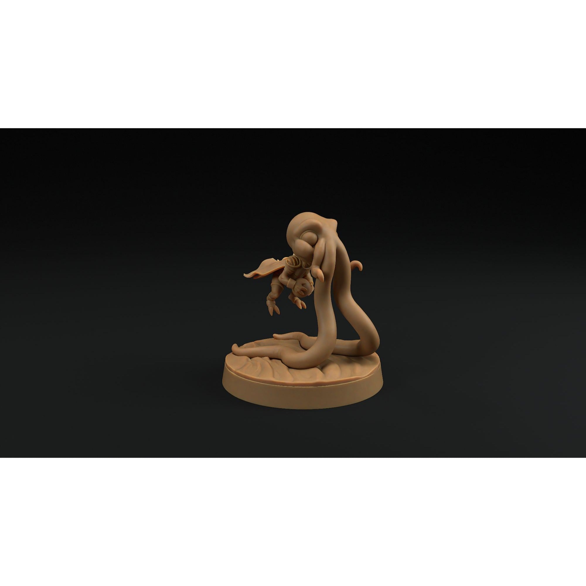 Abby, the Aberrant Aberration (Gnome Squidling) - 3d Printed Miniature by Dragon Trappers Lodge