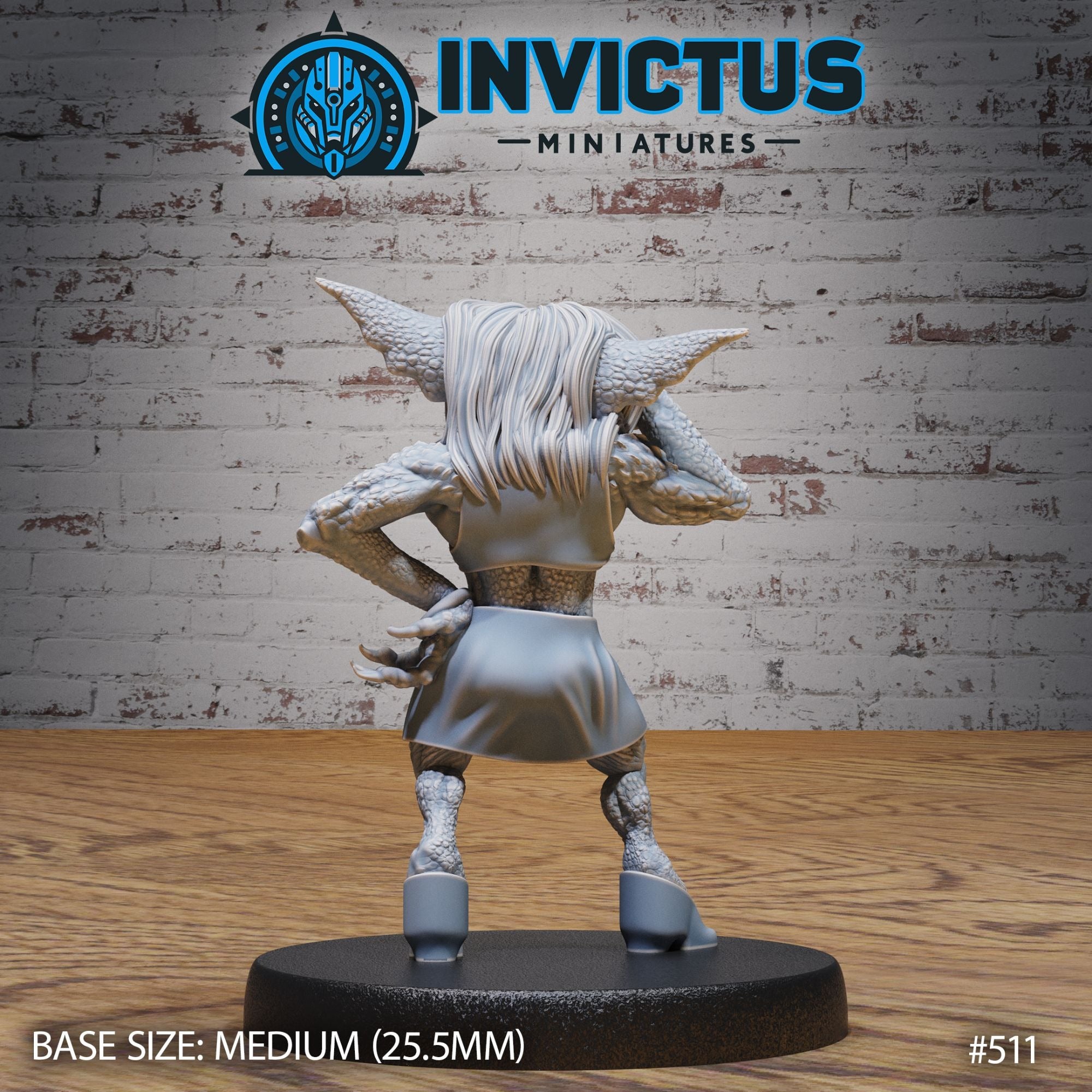 Nibbler Goblin - 3d Printed Miniature Sculpted by Invictus Miniatures