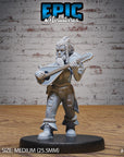 Bearded Female Dwarf - 3d Printed by Epic Miniatures