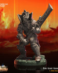 Fire Giant Guardians - 3d Printed Miniature Sculpted by Crippled God Foundry