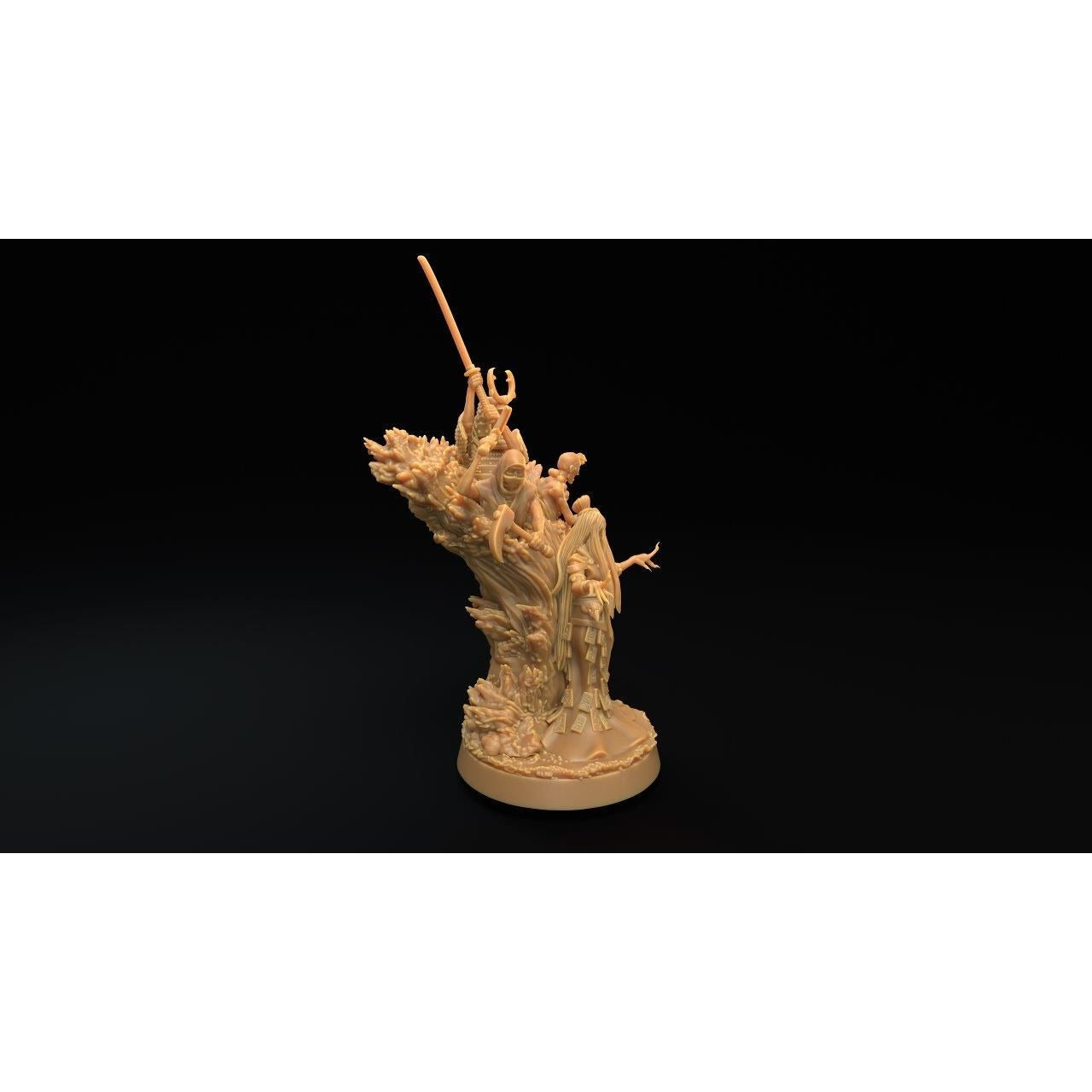 Quen Shi, The River Witch - 3d Printed Miniature by Dragon Trappers Lodge