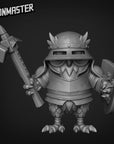 Owlfolk Knight - 3d Printed Miniature by Goon Master Games