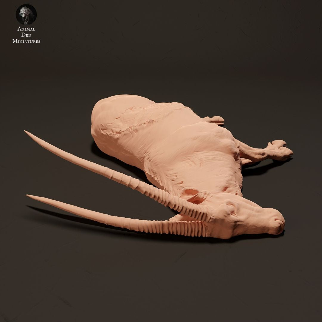 Gemsbok - 3d Printed 1:24 Scale Miniature by Animal Den