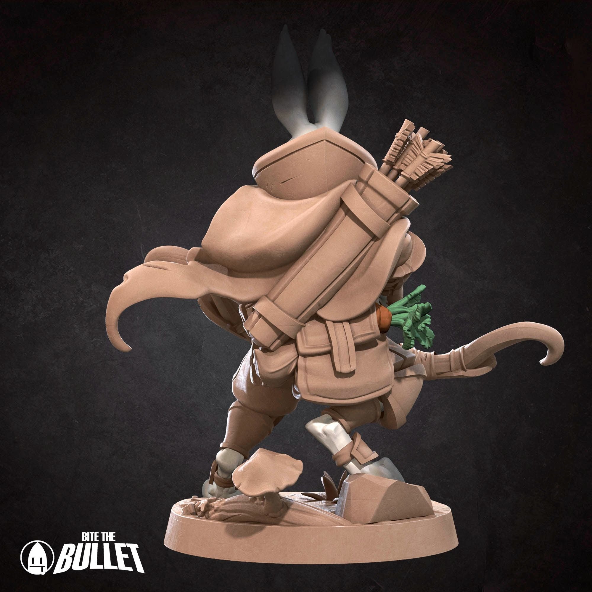 Harengon Ranger - 3d Printed Miniature by Bite the Bullet