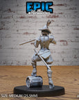 Young Conquistador Female - 3d Printed by Epic Miniatures