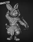 Rabbit Rogue Archer - 3d Printed Miniature by Goon Master Games