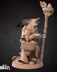 Harengon Druid - 3d Printed Miniature by Bite the Bullet