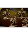 Beastcackle Raiders - Hecklefang Hyenards - 3d Printed Miniature by Battle Yak Miniatures