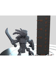 Axolotl Fighters - 3d Printed Miniature by DiceHeads