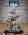 Fire Dwarf - 3d Printed by Epic Miniatures