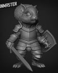 Squirrel Knight - 3d Printed Miniature Sculpted by Goon Master Games