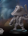 Octopus Pirate Fighter - 3d Printed Miniature by DiceHeads