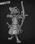 Red Fox Archer - 3d Printed Miniature by Goon Master Games