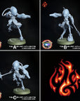 Tellurian Knights - 3d Printed Miniature by Crippled God Foundry