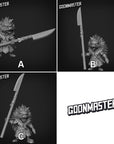 Hedgehog Spear - 3d Printed Miniature by Goon Master Games