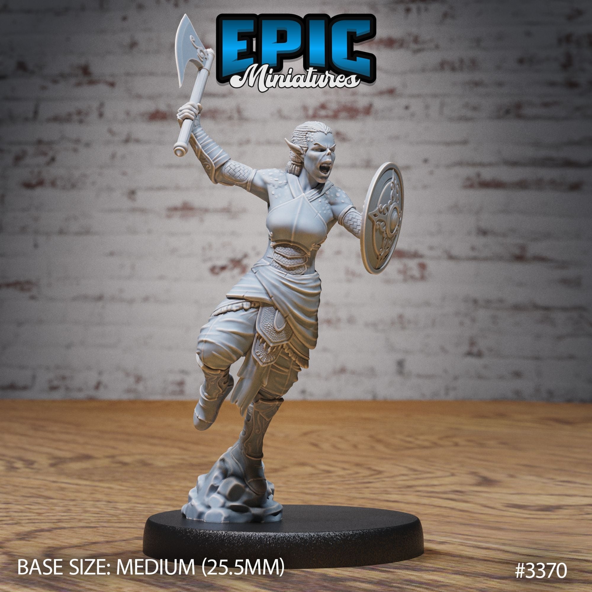 Female Slave Rebel - 3d Printed by Epic Miniatures