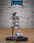 Young Conquistador Female - 3d Printed by Epic Miniatures