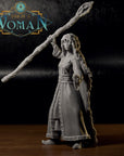 Serpentfolk Druid - Nokaidh - 3d Printed Miniature by DND Is A Woman