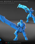 Aegis Breakers - Azure Bound - 3d Printed Miniature by Blue Wyvern