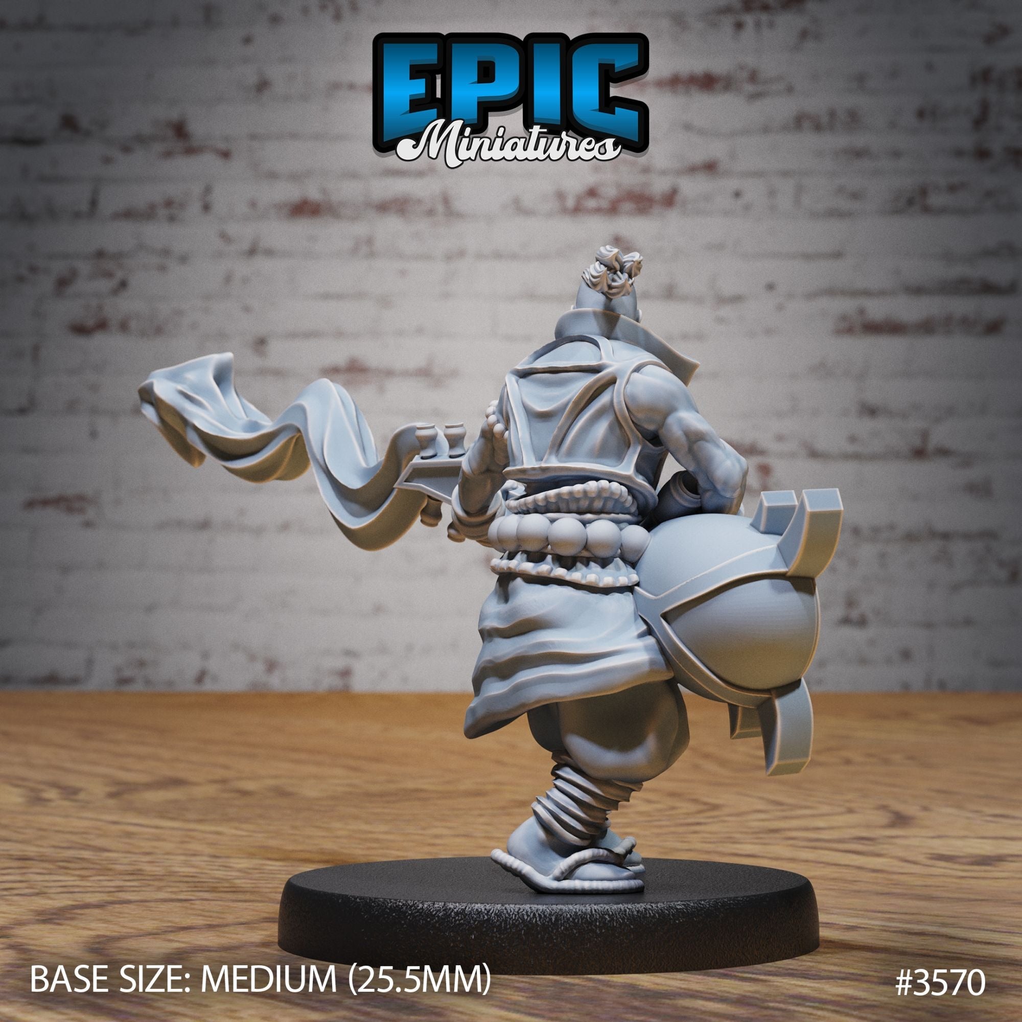 Orient Metal Bard - 3d Printed by Epic Miniatures