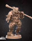 Dragonborn Monk - 3d Printed Miniature sculpted by Bite the Bullet