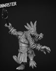 Crocodile Warrior with Spear - 3d Printed Miniature by Goon Master Games