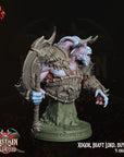 Xogor Beast Lord BUST - 3d Printed Miniature by Crippled God Foundry