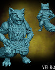 The Brawler - Curious Critters of Whimsy Isle - 3d Printed Miniature Sculpted by Velrock Art Miniatures