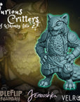 The Brawler - Curious Critters of Whimsy Isle - 3d Printed Miniature Sculpted by Velrock Art Miniatures