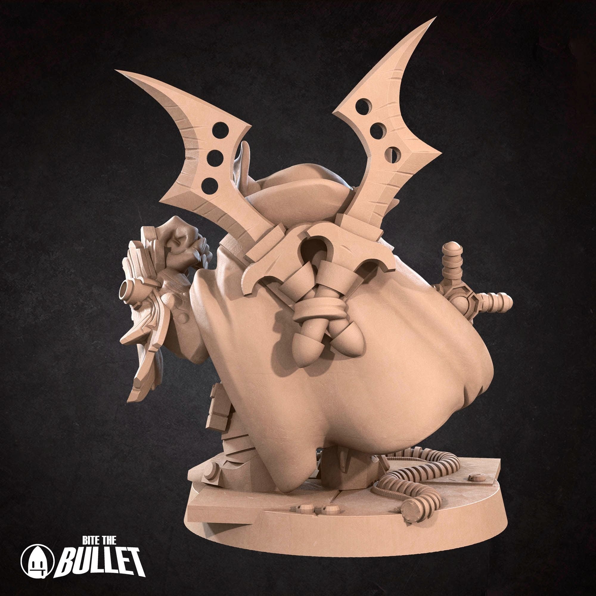 Space Goblin Vanguard - Bullet Galaxy - 3d Printed Miniature sculpted by Bite the Bullet