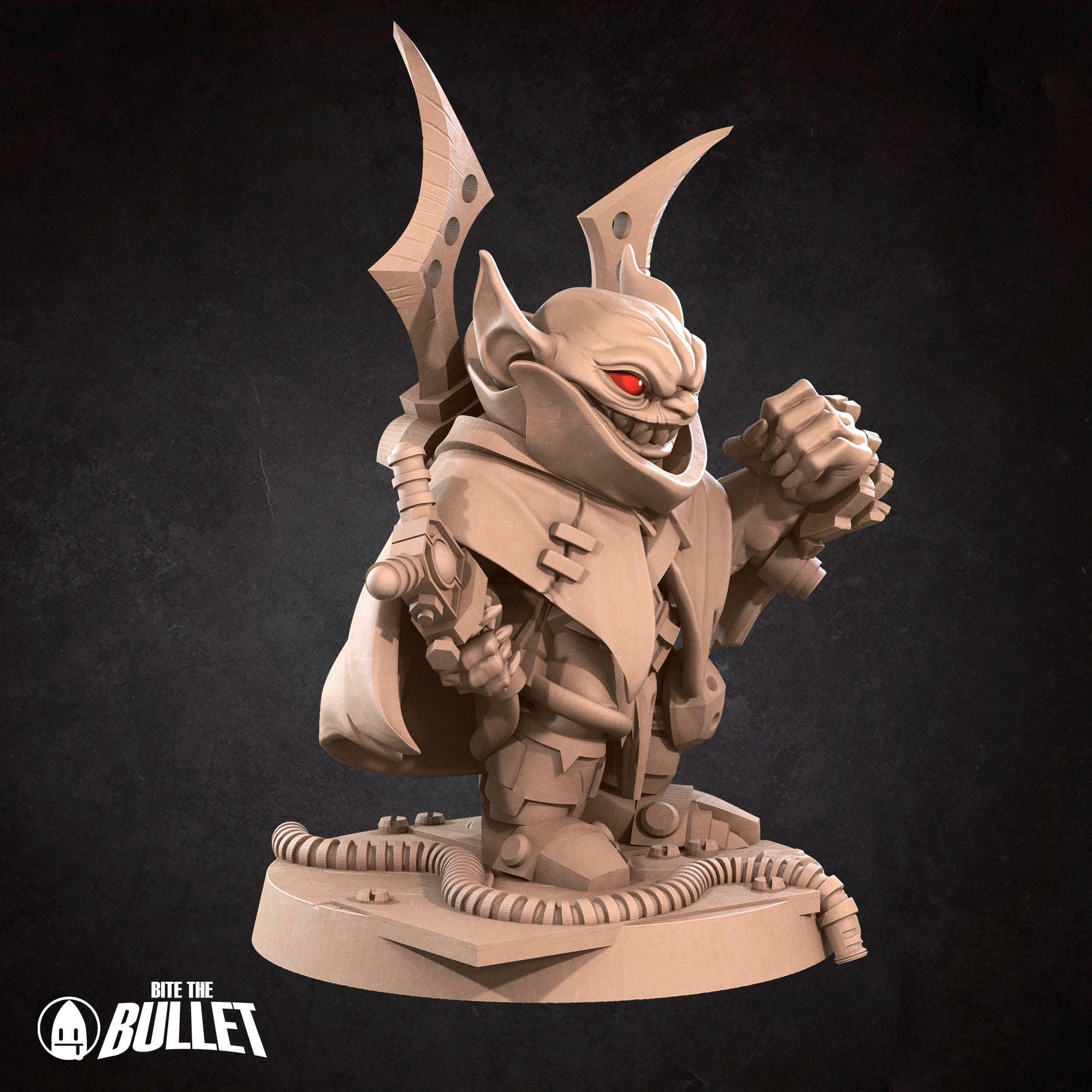 Space Goblin Vanguard - Bullet Galaxy - 3d Printed Miniature sculpted by Bite the Bullet