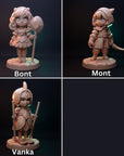 Little Winter Tail - 3d Printed Miniatures Sculpted by Flashzy