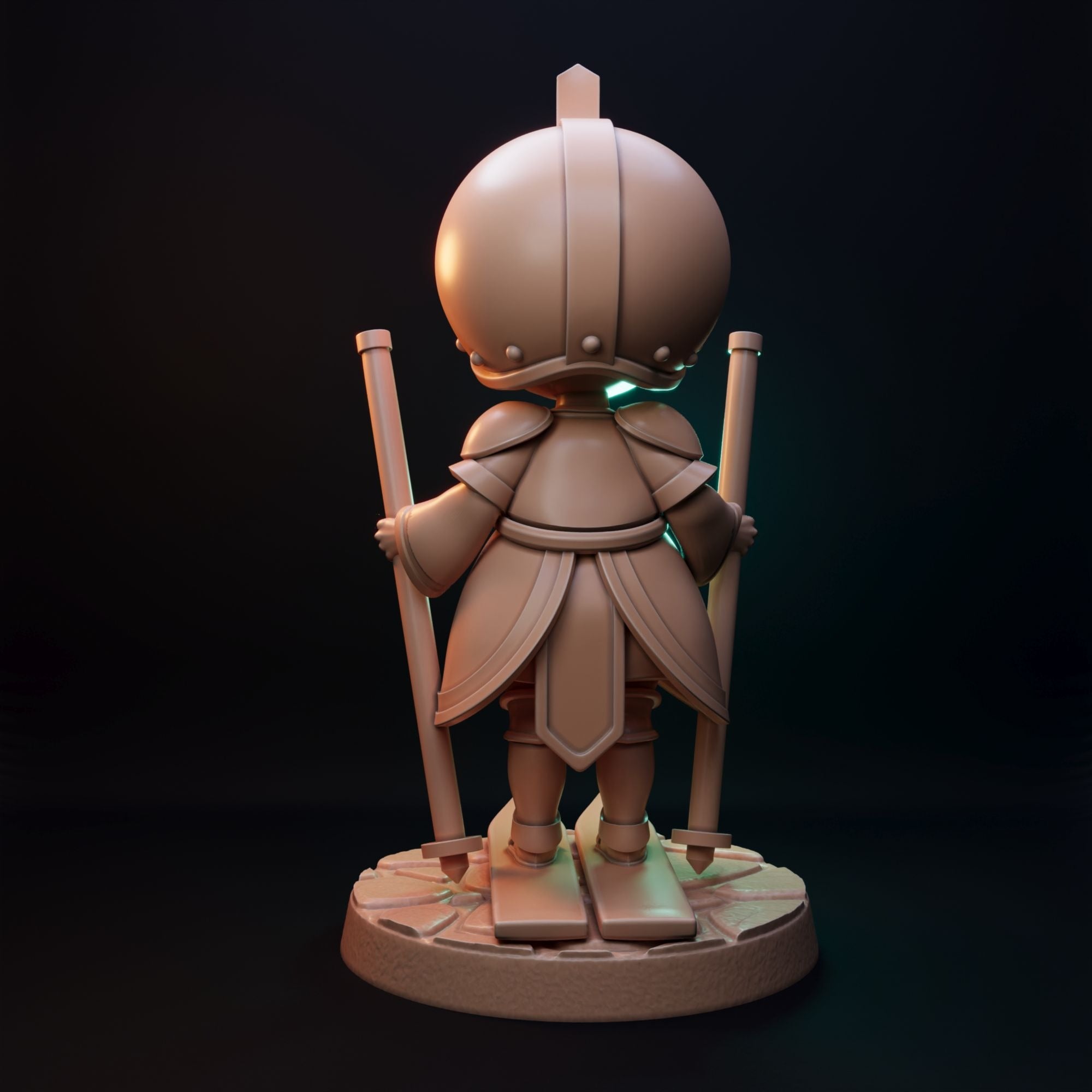 Little Winter Tail - 3d Printed Miniatures Sculpted by Flashzy