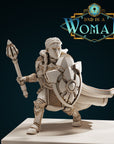 Dwarf Cleric - Astra - 3d Printed Miniature by DND Is A Woman